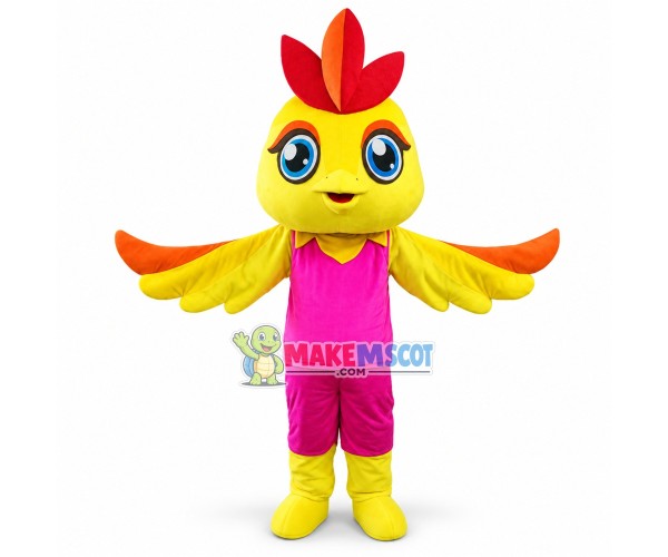 Cute Cartoon Phoenix Mascot Costume Cute Cartoon Phoenix Mascot Costume