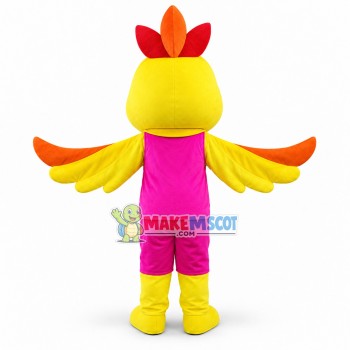 Cute Cartoon Phoenix Mascot Costume 