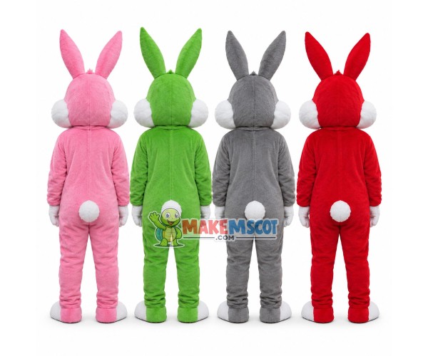 Bugs Bunny In Many Colors Mascot Costume Bugs Bunny In Many Colors Mascot Costume