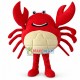 Huge Red Crab Mascot Costume Huge Red Crab Mascot Costume