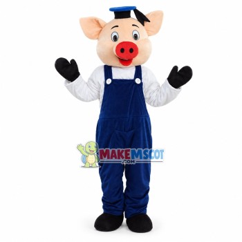 Adult Cartoon Fifer Pig Mascot Costume Adult Cartoon Fifer Pig Mascot Costume