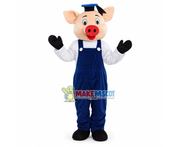 Adult Cartoon Fifer Pig Mascot Costume Adult Cartoon Fifer Pig Mascot Costume