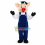 Adult Cartoon Fifer Pig Mascot Costume	