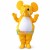 Adult Yellow Elephant Lightweight Mascot Costume 