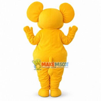 Adult Yellow Elephant Lightweight Mascot Costume Adult Yellow Elephant Lightweight Mascot Costume