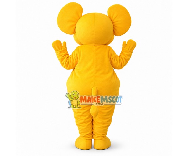 Adult Yellow Elephant Lightweight Mascot Costume Adult Yellow Elephant Lightweight Mascot Costume