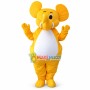 Adult Yellow Elephant Lightweight Mascot Costume 