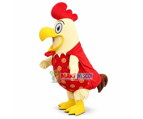 Chinese Fortune Rooster Mascot Costume Chinese Fortune Rooster Mascot Costume