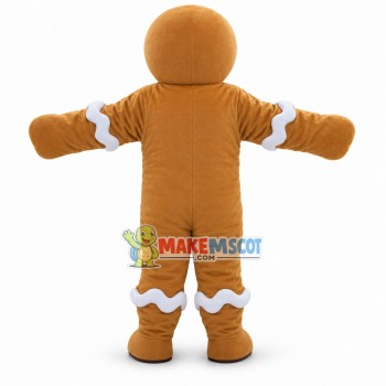 Gingerbread Man Mascot Costume For Adult Gingerbread Man Mascot Costume For Adult