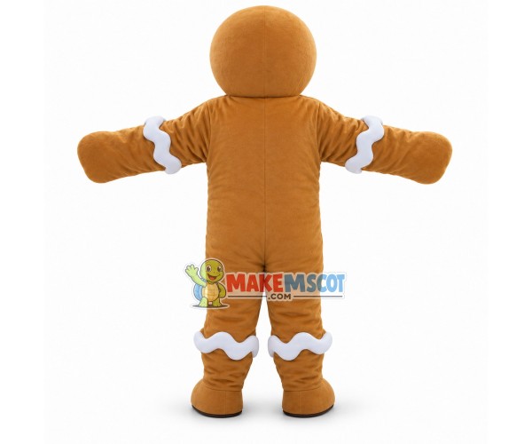 Gingerbread Man Mascot Costume For Adult Gingerbread Man Mascot Costume For Adult