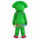 Shy Baby Bop the Bright Green Triceratops Mascot Adult Costume Shy Baby Bop the Bright Green Triceratops Mascot Adult Costume