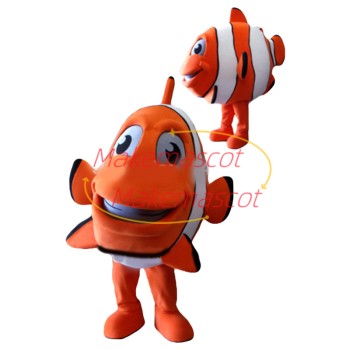 Professional Clownfish Mascot Costume Professional Clownfish Mascot Costume