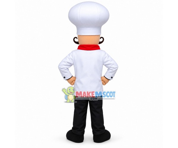 Professional Italian Chef Mascot Costume Professional Italian Chef Mascot Costume