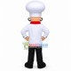 Professional Italian Chef Mascot Costume Professional Italian Chef Mascot Costume