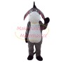 Gloomy Eeyore the Grey Donkey Mascot Costume	