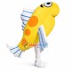 Deluxe Yellow Fish Lightweight Mascot Costume Deluxe Yellow Fish Lightweight Mascot Costume