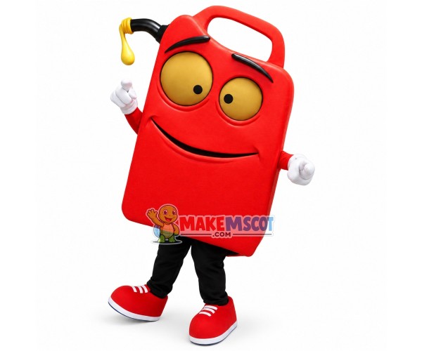 Huge Cartoon Red Gas Can Lightweight Mascot Costume	
