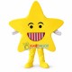 Smiley Emoji Star Mascot Costume Smiley Emoji Star Mascot Costume