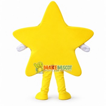 Smiley Emoji Star Mascot Costume Smiley Emoji Star Mascot Costume
