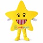 Smiley Emoji Star Mascot Costume 