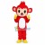 Adult Cartoon Red Monkey Mascot Costume 