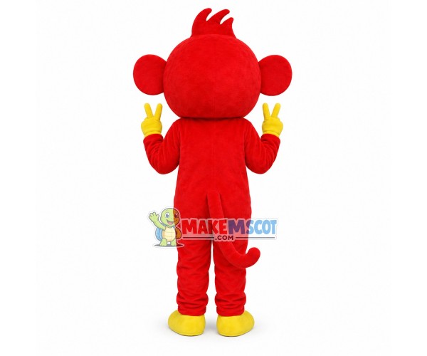 Adult Cartoon Red Monkey Mascot Costume Adult Cartoon Red Monkey Mascot Costume