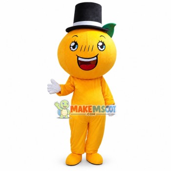 Mr. Orange Mascot Costume	