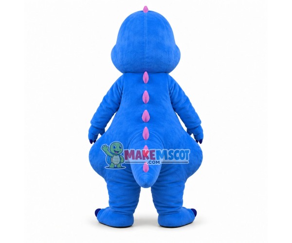 Cute Baby Blue Dragon Mascot Costume Cute Baby Blue Dragon Mascot Costume