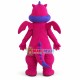 Purple & Pink Dragon Mascot Costume
