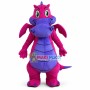 Purple & Pink Dragon Mascot Costume