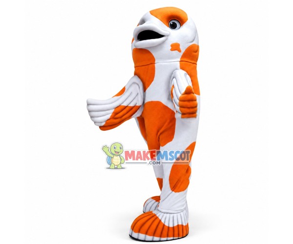 America Koi Fish Mascot Costume America Koi Fish Mascot Costume