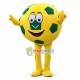Lightweight Cartoon Yellow Football Mascot Adult Costume	