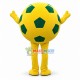 Lightweight Cartoon Yellow Football Mascot Adult Costume	