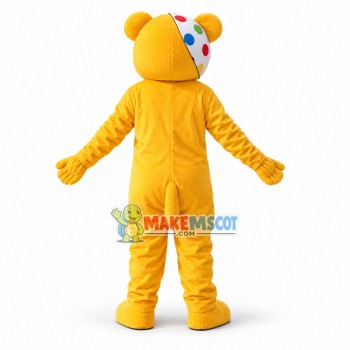 Adorable Pudsey Bear Mascot Costume Adorable Pudsey Bear Mascot Costume