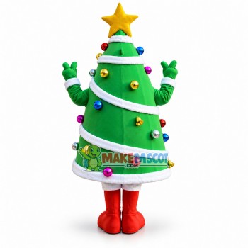 Lightweight Cartoon Christmas Tree Mascot Adult Costume Lightweight Cartoon Christmas Tree Mascot Adult Costume