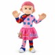 Monkey Girl With Pink Hair Mascot Costume Monkey Girl With Pink Hair Mascot Costume