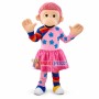 Monkey Girl With Pink Hair Mascot Costume