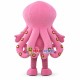 Pink Octopus Mascot Costume Pink Octopus Mascot Costume