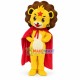 Cartoon Hero Golden Lion Mascot Costume Cartoon Hero Golden Lion Mascot Costume
