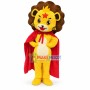 Cartoon Hero Golden Lion Mascot Costume