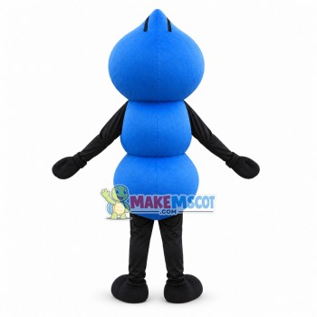 One-eyed Blue Ant Mascot Costume For Adult One-eyed Blue Ant Mascot Costume For Adult