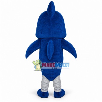 Ferocious Blue Shark Mascot Costume Ferocious Blue Shark Mascot Costume