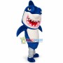 Ferocious Blue Shark Mascot Costume 