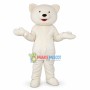 Lovely White Bear Mascot Costume For Adult