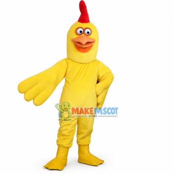 Yellow Chicken Mascot Costume Yellow Chicken Mascot Costume