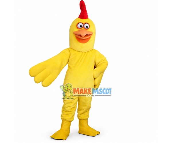 Yellow Chicken Mascot Costume Yellow Chicken Mascot Costume