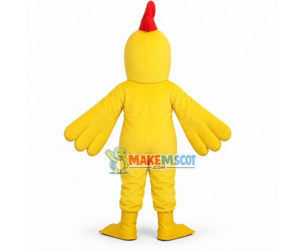 Yellow Chicken Mascot Costume Yellow Chicken Mascot Costume