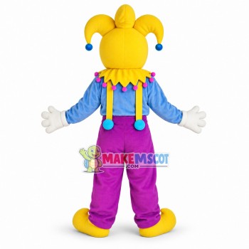 Adorable Court Jester Mascot Costume Adorable Court Jester Mascot Costume