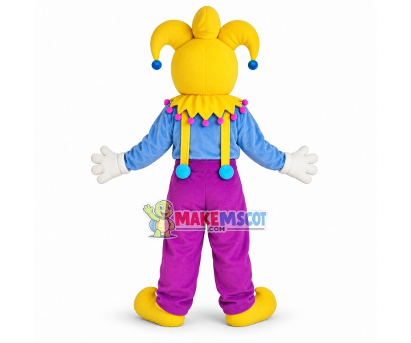 Adorable Court Jester Mascot Costume Adorable Court Jester Mascot Costume