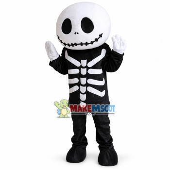 Skeleton Man Mascot Costume For Halloween Party Skeleton Man Mascot Costume For Halloween Party